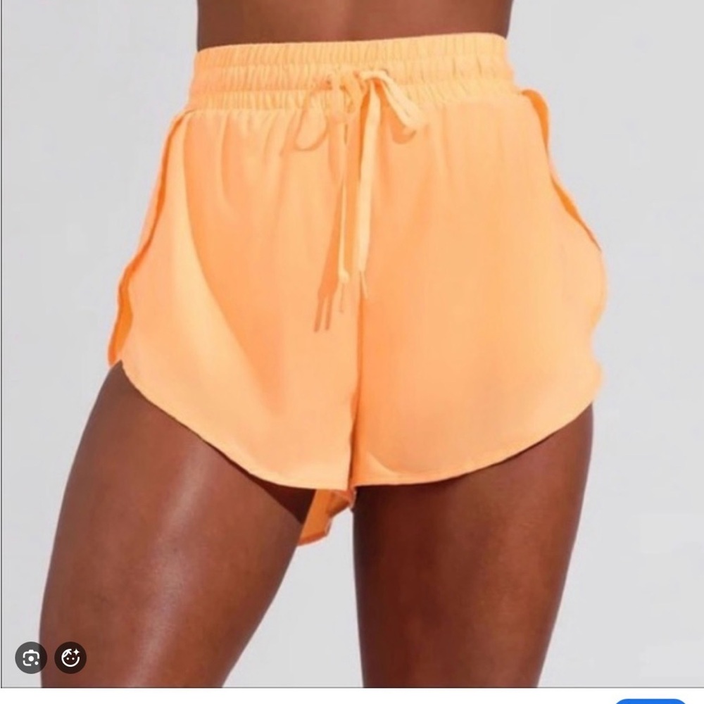 BuffBunny Lifesaver Peach Athletic Shorts